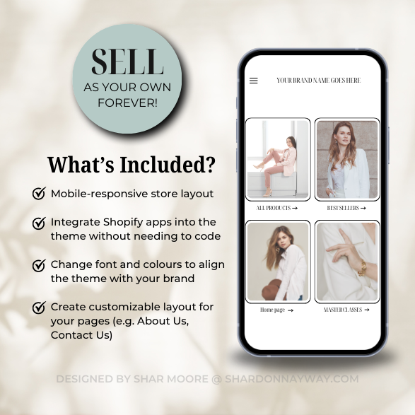 Shopify Theme with Resell Rights