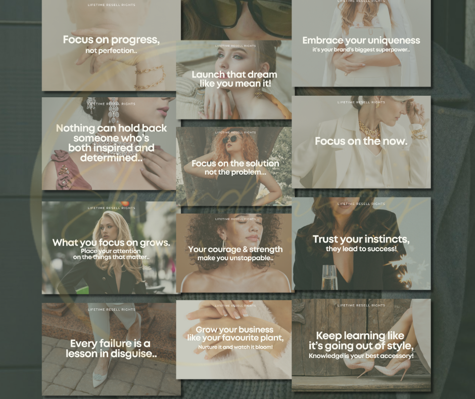 Email Marketing Banners for the Boss Babe CEO (50 Ready to Use)