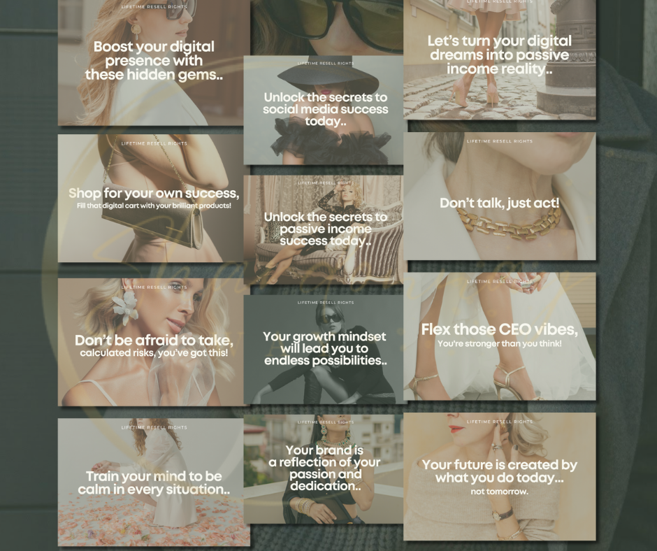 Email Marketing Banners for the Boss Babe CEO (50 Ready to Use)