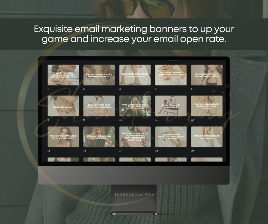 Email Marketing Banners for the Boss Babe CEO (50 Ready to Use)