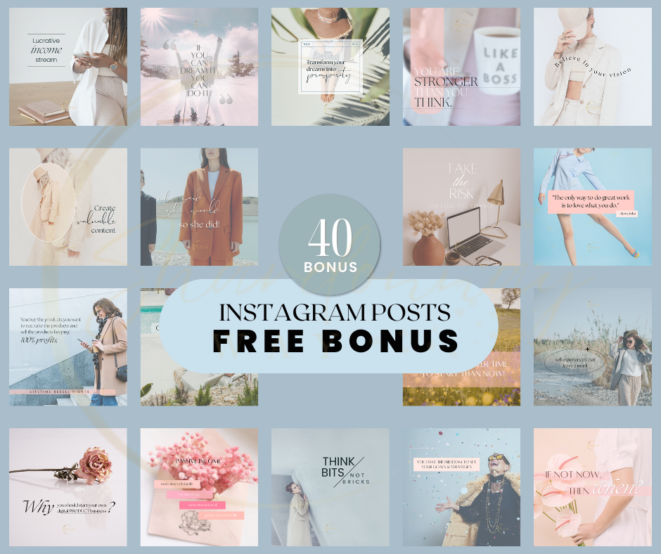 200 Instagram Posts Yours to Resell